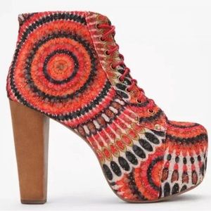 JEFFREY CAMPBELL LITA FAB WOODEN HEEL